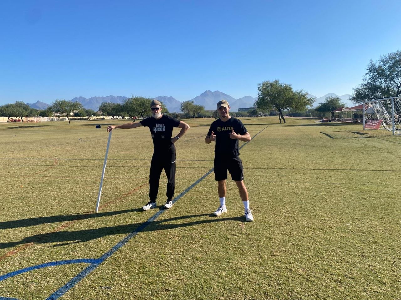 Kajetan with Stu McMillan, CEO of ALTIS